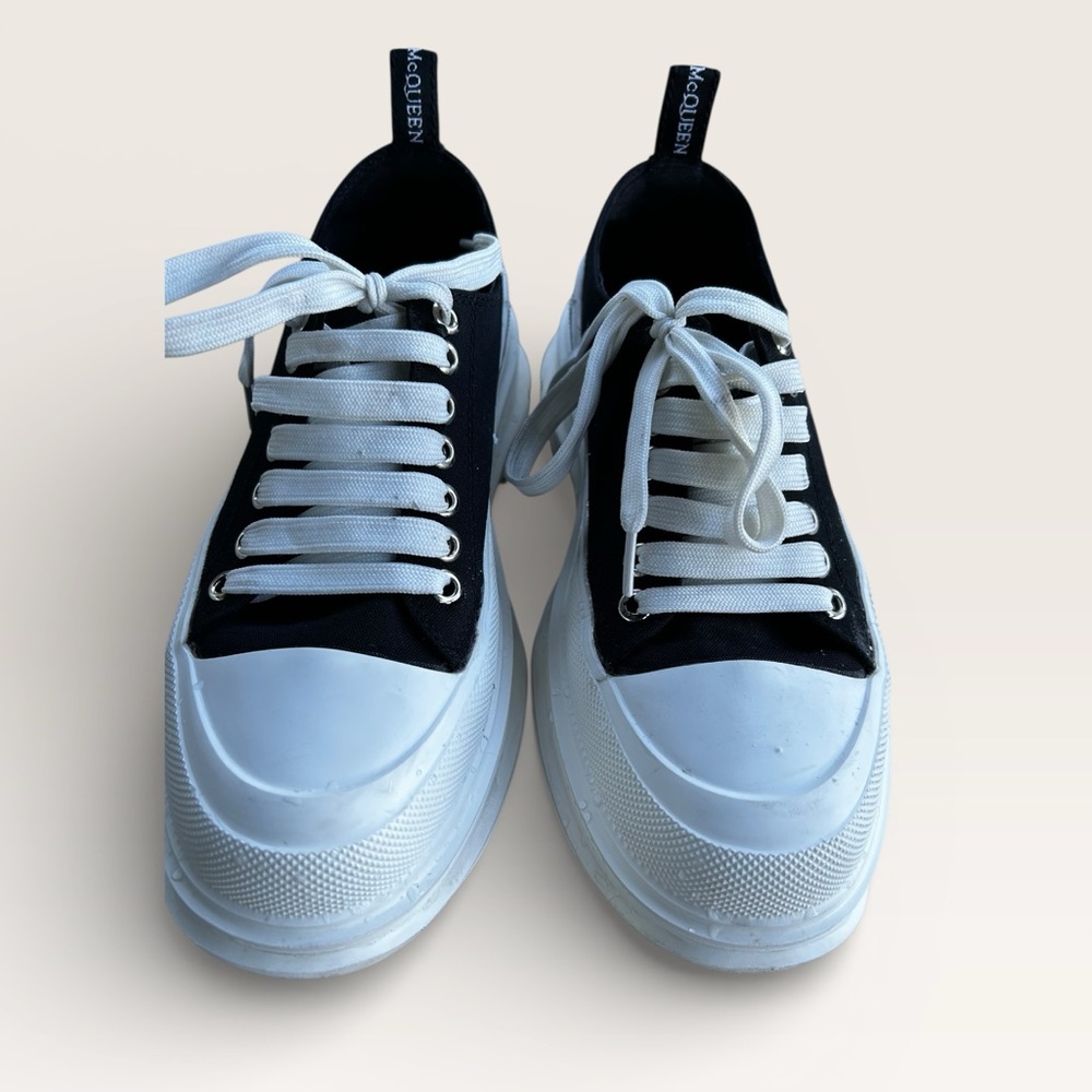Alexander McQueen Tread Slick low-top canvas sneakers